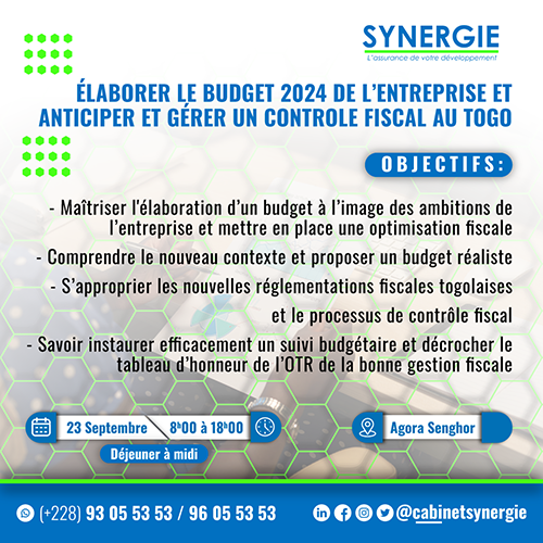 Elaborer le budget 2024
